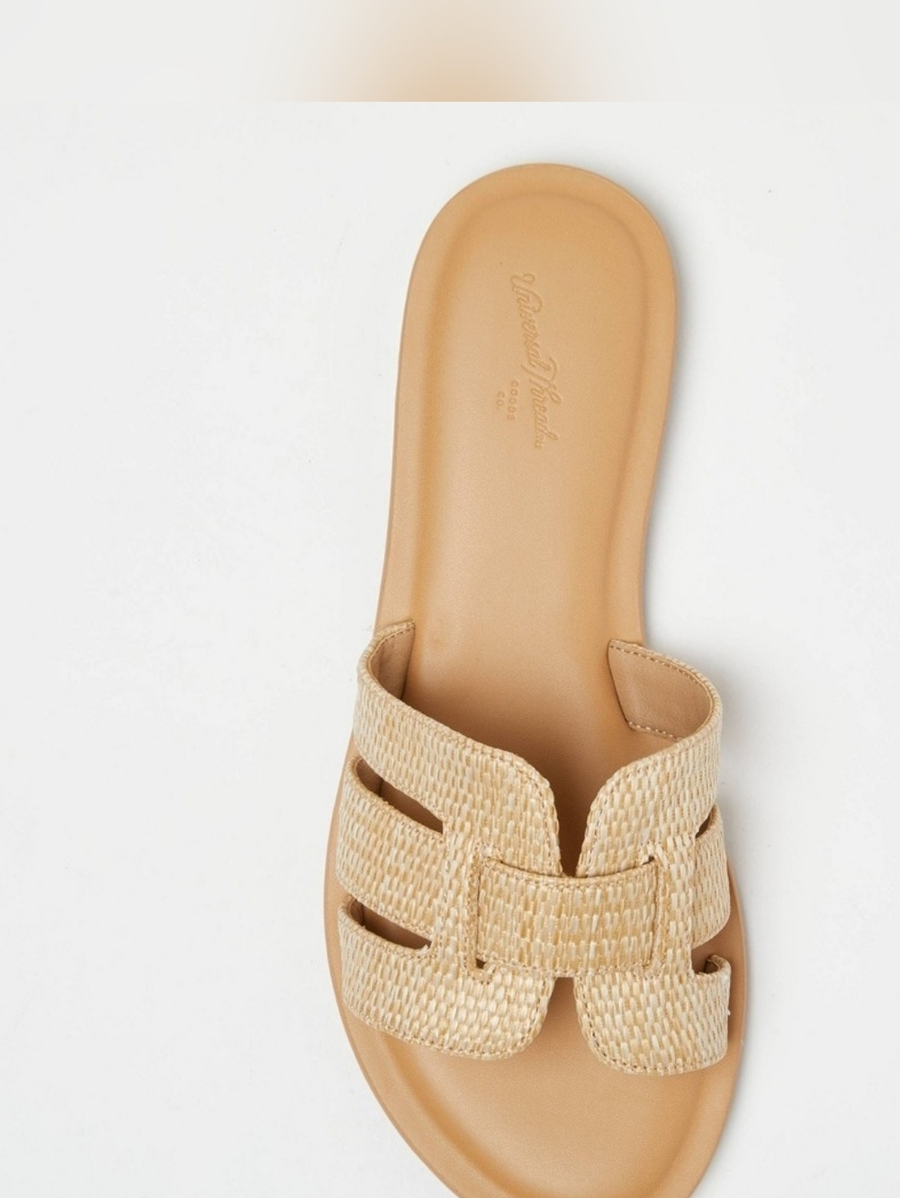 NWT! Universal Thread, Carla Sandals with Memory Foam Insole, Tan, Size 7 - Picture 2 of 13